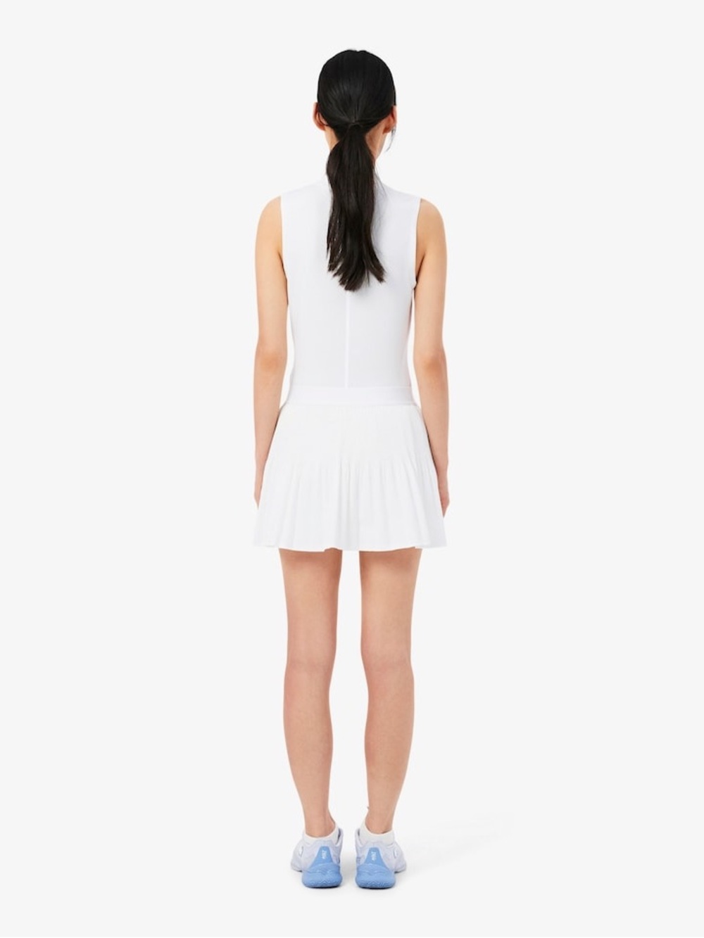 Lacoste Ultra Dry Tennis Skirt with Liner White Pleated size 38 / Medium - Picture 10 of 12